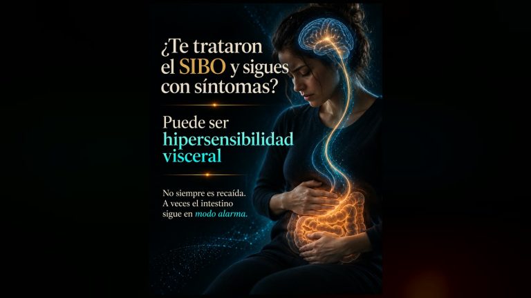 ¿Te trataron el SIBO y sigues con síntomas? Puede ser hipersensibilidad visceral