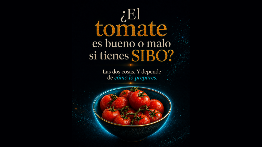 ¿El tomate es bueno o malo si tienes SIBO?