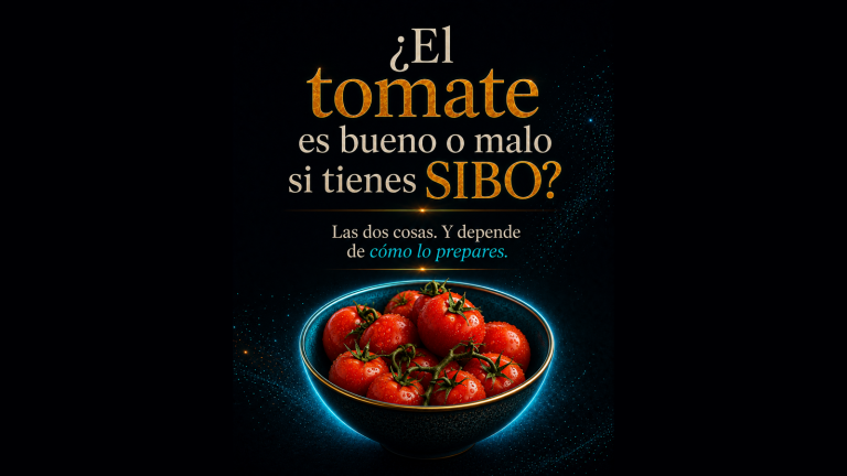 ¿El tomate es bueno o malo si tienes SIBO?