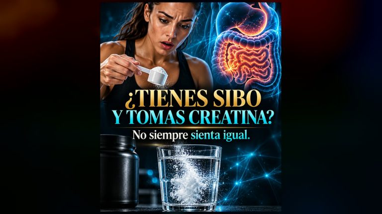 Creatina y SIBO: cuidado con lo que hay en tu bote